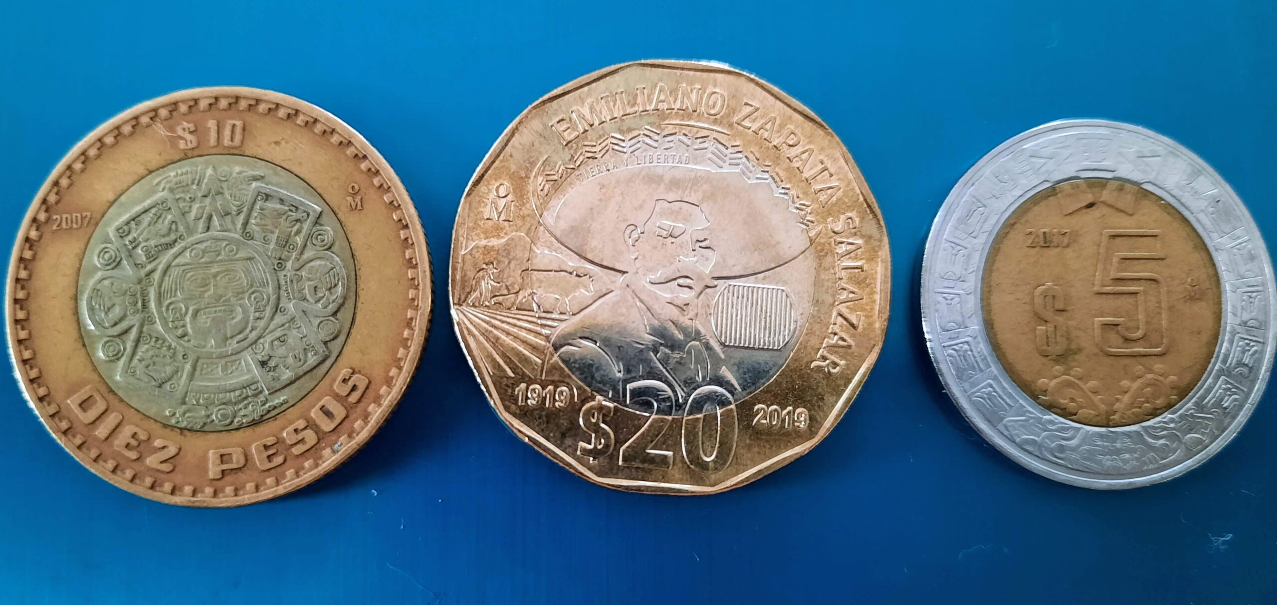 New 20 Peso Coin In Mexico InPuertoMorelosInPuertoMorelos